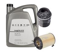 Febi BILSTEIN Controllo Set 5L VW 0W30 Longlife III Fe per Golf Diluente 1.4