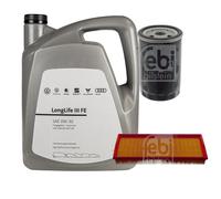 FEBI BILSTEIN Controllo Set 5L VW 0W30 LONGLIFE III FE Per Golf II 1.3 Cat