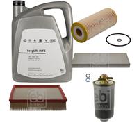FEBI BILSTEIN Controllo Set 5L VW 0W30 LONGLIFE III FE Per Passat 1.9 TDI