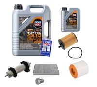 FEBI BILSTEIN Controllo Set 6 L Liqui Moly 0W-30 per Audi A6 Avant 2.0 40