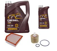 FEBI BILSTEIN Controllo Set 6 L MANNOL Diesel TDI 5W-30 per Lexus IS III GSE3_