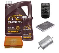 FEBI BILSTEIN Controllo Set 6 L MANNOL Energy 5W-30 per Audi A4 1.8 T quattro
