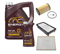 FEBI BILSTEIN Controllo Set 6 L MANNOL Energy 5W-30 per KIA Rio II 1.5 CRDi