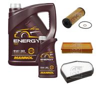 FEBI BILSTEIN Controllo Set 6 L MANNOL Energy 5W-30 per Mercedes E-Klasse W210