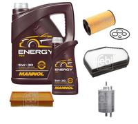 FEBI BILSTEIN Controllo Set 6 L MANNOL Energy 5W-30 per Mercedes E-Klasse W210