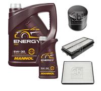 FEBI BILSTEIN Controllo Set 6 L MANNOL Energy 5W-30 per Toyota RAV 4 II 2.0 D