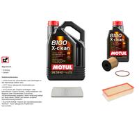 Febi BILSTEIN Controllo Set 6 L Motul 8100 x-Pulire 5W-40 per Lancia Phedra