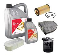 FEBI BILSTEIN Controllo set 6 litri di lunga durata 5W-30 per Mercedes-Benz