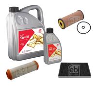 FEBI BILSTEIN Controllo set 6 litri di lunga durata 5W-30 per Mercedes-Benz