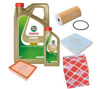 Febi BILSTEIN Controllo Set 6L castrol edge 5W-30 CON per Nissan NP300