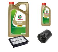 FEBI BILSTEIN Controllo Set 6L CASTROL EDGE 5W-30 M Per Mazda CX-3 DK 1.5 D