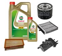 Febi BILSTEIN Controllo Set 6L castrol edge 5W-30 M per Renault Scénic