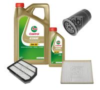FEBI BILSTEIN Controllo Set 6L CASTROL EDGE 5W-30 Per KIA Carens III UN