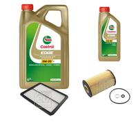 FEBI BILSTEIN Controllo Set 6L CASTROL EDGE 5W-30 Per KIA Sorento I JC 3.3