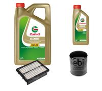 FEBI BILSTEIN Controllo Set 6L CASTROL EDGE 5W-30 Per Mazda CX-3 DK 1.8 D