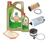 FEBI BILSTEIN Controllo Set 6L CASTROL EDGE 5W-30 Per Mercedes-Benz