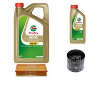 FEBI BILSTEIN Controllo Set 6L CASTROL EDGE 5W-30 Per Nissan NP300 Navara