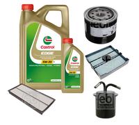 FEBI BILSTEIN Controllo Set 6L CASTROL EDGE 5W-30 Per Subaru Forester SG