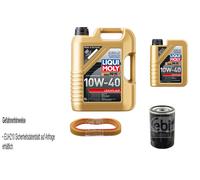 FEBI BILSTEIN Controllo Set 6L LIQUI MOLY 10W-40 Leichtlauf Per Mercedes 190