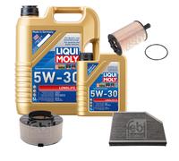 FEBI BILSTEIN Controllo set 6L Liqui Moly 5W30 Longlife3 per Audi A4 Avant