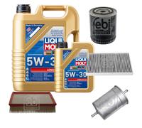 FEBI BILSTEIN Controllo Set 6L Liqui Moly 5W30 Longlife3 Per Audi A6 4B C5