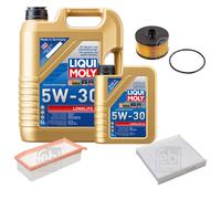 Febi BILSTEIN Controllo Set 6L Liqui Moly 5W30 Longlife3 per Dacia Logan II (