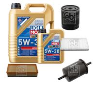 FEBI BILSTEIN Controllo Set 6L Liqui Moly 5W30 Longlife3 Per Peugeot 406