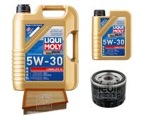 FEBI BILSTEIN Controllo Set 6L Liqui Moly 5W30 LONGLIFE3 Per Renault Scénic