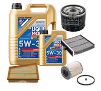 FEBI BILSTEIN Controllo Set 6L Liqui Moly 5W30 LONGLIFE3 Per Renault Scénic