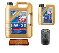 FEBI BILSTEIN Controllo Set 6L Liqui Moly 5W30 Longlife3 Per VW Golf II 19E
