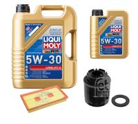FEBI BILSTEIN Controllo set 6L Liqui Moly 5W30 Longlife3 per VW Golf V 1 K 1