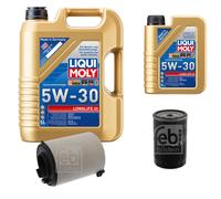 FEBI BILSTEIN Controllo Set 6L Liqui Moly 5W30 Longlife3 Per VW Golf V 1K1
