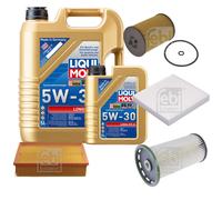 FEBI BILSTEIN Controllo Set 6L Liqui Moly 5W30 Longlife3 Per VW Passat