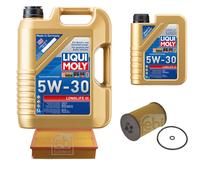 FEBI BILSTEIN Controllo Set 6L Liqui Moly 5W30 Longlife3 Per VW Passat