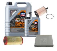 Febi BILSTEIN Controllo Set 6L Liqui Moly Top Tec 4200 5W-30 per Audi A2