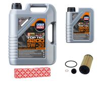 FEBI BILSTEIN Controllo Set 6L Liqui Moly Top Tec 4200 5W-30 Per BMW X2 F39