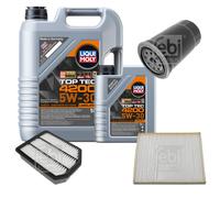 FEBI BILSTEIN Controllo set 6L Liqui Moly Top Tec 4200 5W-30 per KIA Carens
