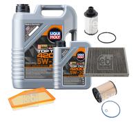 FEBI BILSTEIN Controllo set 6L Liqui Moly Top Tec 4200 5W-30 per Opel