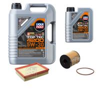 FEBI BILSTEIN Controllo Set 6L Liqui Moly Top Tec 4200 5W-30 Per Peugeot 206