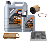 FEBI BILSTEIN Controllo set 6L Liqui Moly Top Tec 4200 5W-30 per Peugeot 407