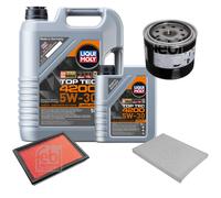 FEBI BILSTEIN Controllo set 6L Liqui Moly Top Tec 4200 5W-30 per Renault