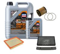 FEBI BILSTEIN Controllo Set 6L Liqui Moly Top Tec 4200 5W-30 Per Saab 9-5