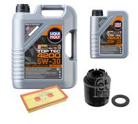 FEBI BILSTEIN Controllo set 6L Liqui Moly Top Tec 4200 5W-30 per VW Golf V