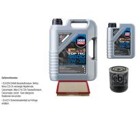 FEBI BILSTEIN Controllo set 6L Liqui Moly Top Tec 4600 5W-30 per Audi