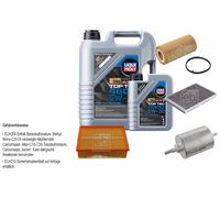 FEBI BILSTEIN Controllo set 6L Liqui Moly Top Tec 4600 5W-30 per Audi A4