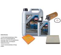 FEBI BILSTEIN Controllo set 6L Liqui Moly Top Tec 4600 5W-30 per BMW Serie 3