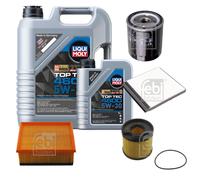 FEBI BILSTEIN Controllo set 6L Liqui Moly Top Tec 4600 5W-30 per Citroën