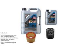 FEBI BILSTEIN Controllo set 6L Liqui Moly Top Tec 4600 5W-30 per Citroën