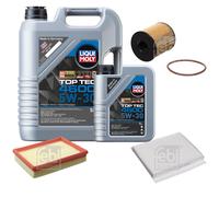 FEBI BILSTEIN Controllo set 6L Liqui Moly Top Tec 4600 5W-30 per Citroën