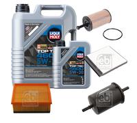 FEBI BILSTEIN Controllo set 6L Liqui Moly Top Tec 4600 5W-30 per Citroën